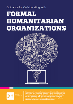 Guidance for Collaborating with Formal Humanitarian Organizations